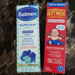 Diaper Cream Set Balmex & Buttpaste